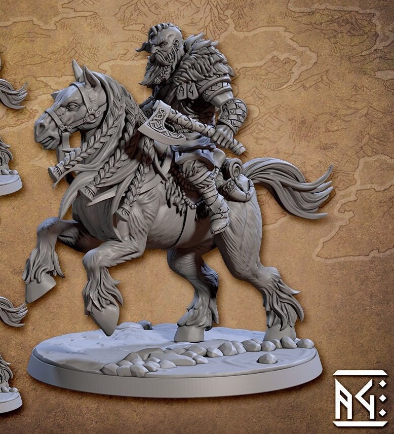 Skutagaard War Horse Riders (4 Variants Available) - Artisan Guild