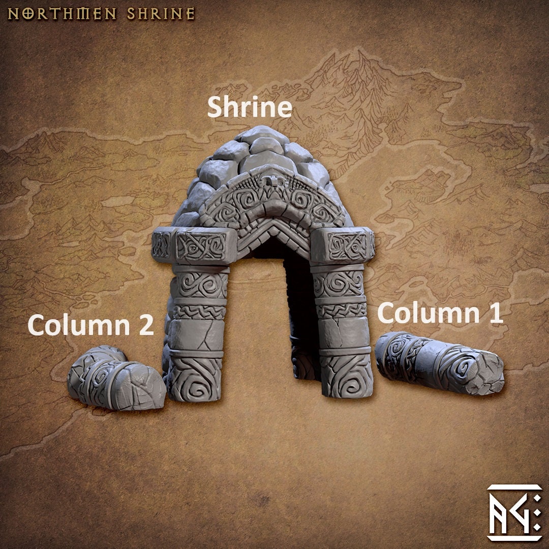 Northmen Shrine Terrain Set - Artisan Guild
