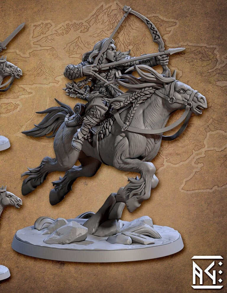 Skutagaard War Horse Riders (4 Variants Available) - Artisan Guild