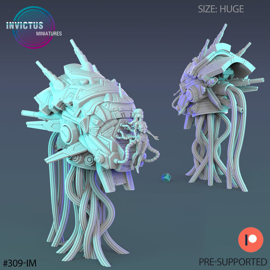 Cyborg Hive Queen (3 Variants Available) - Invictus Miniatures