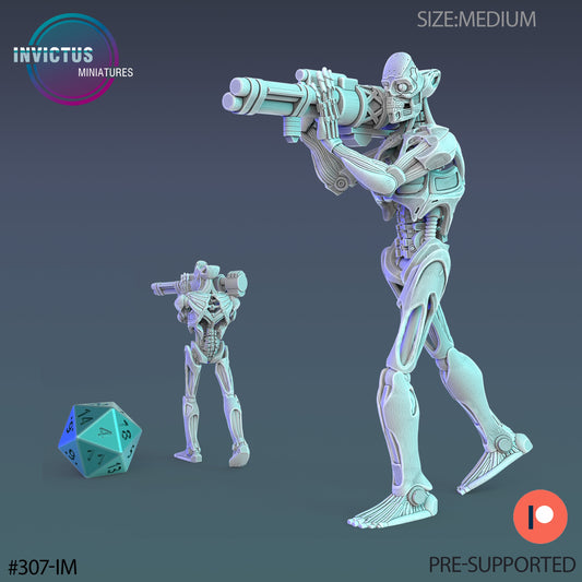 Future Robot Kamikadze Rocket Launcher - Invictus Miniatures