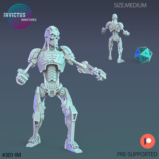 Future Robot - Male (4 Variants Available) - Invictus Miniatures