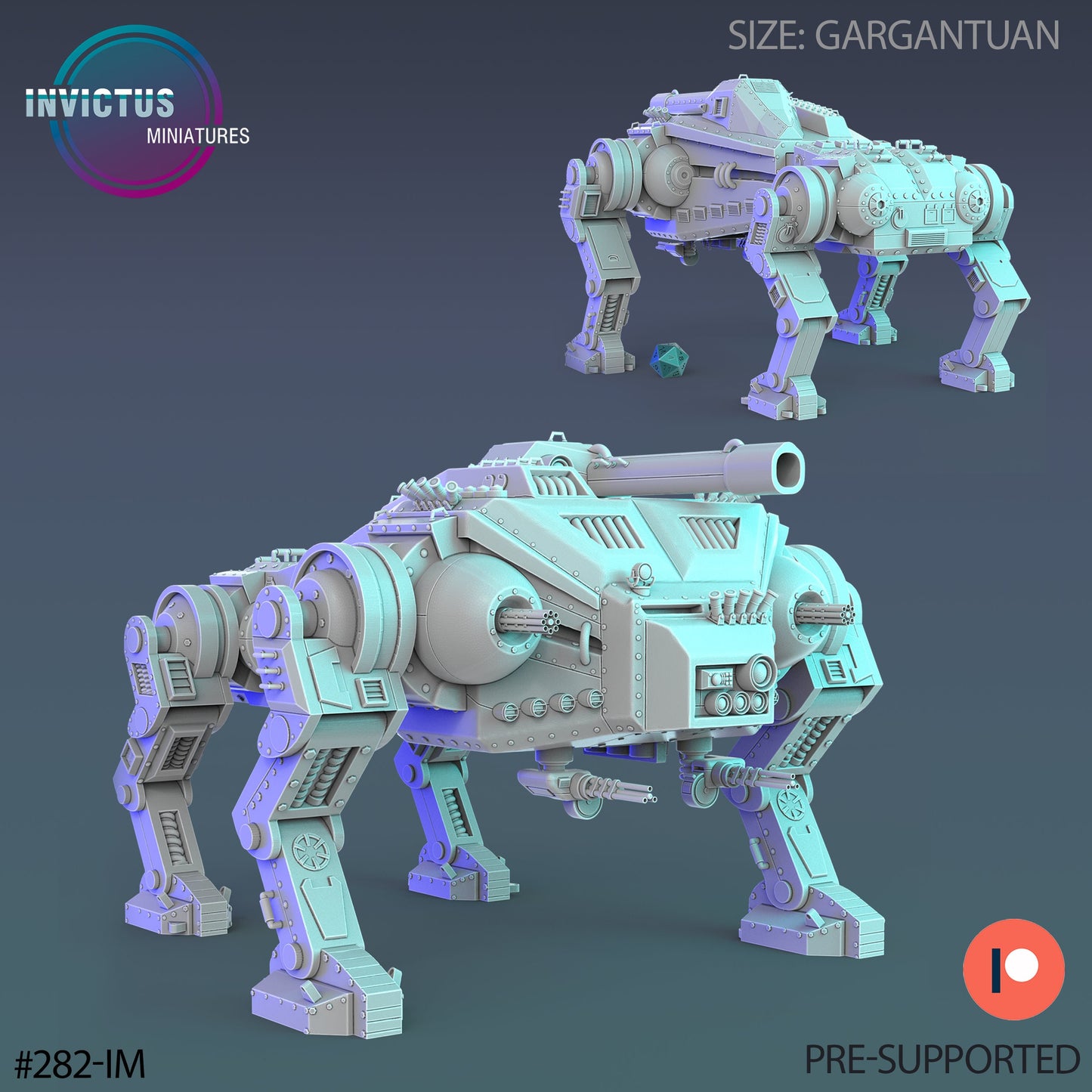 AT Walker Tank (2 Variants Available) - Invictus Miniatures