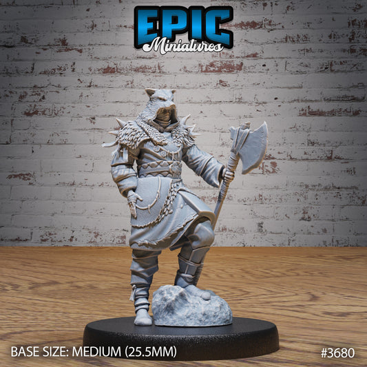 Mountain Wolf Bandit (3 Variants Available) - Epic Miniatures