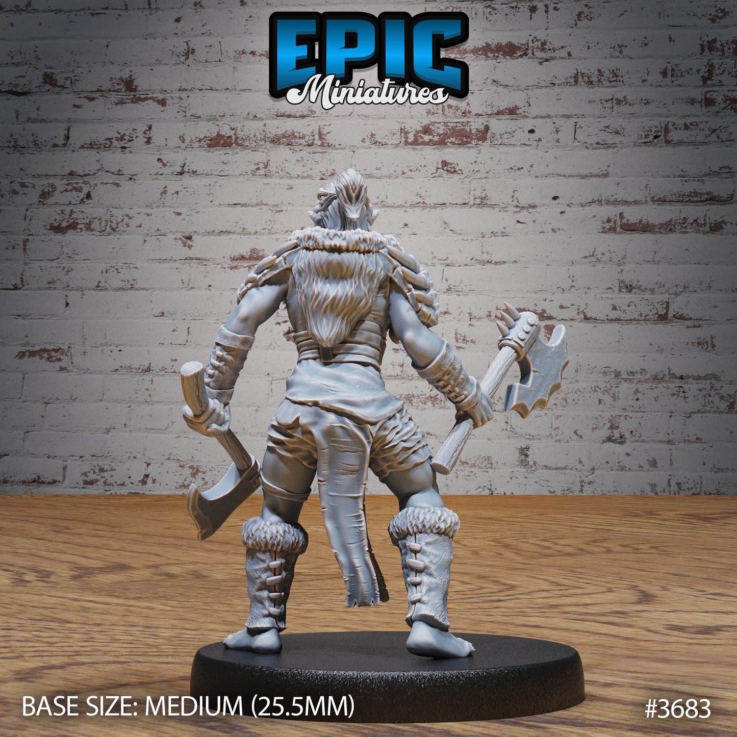Half-Orc Marauder (3 Variants Available) - Epic Miniatures