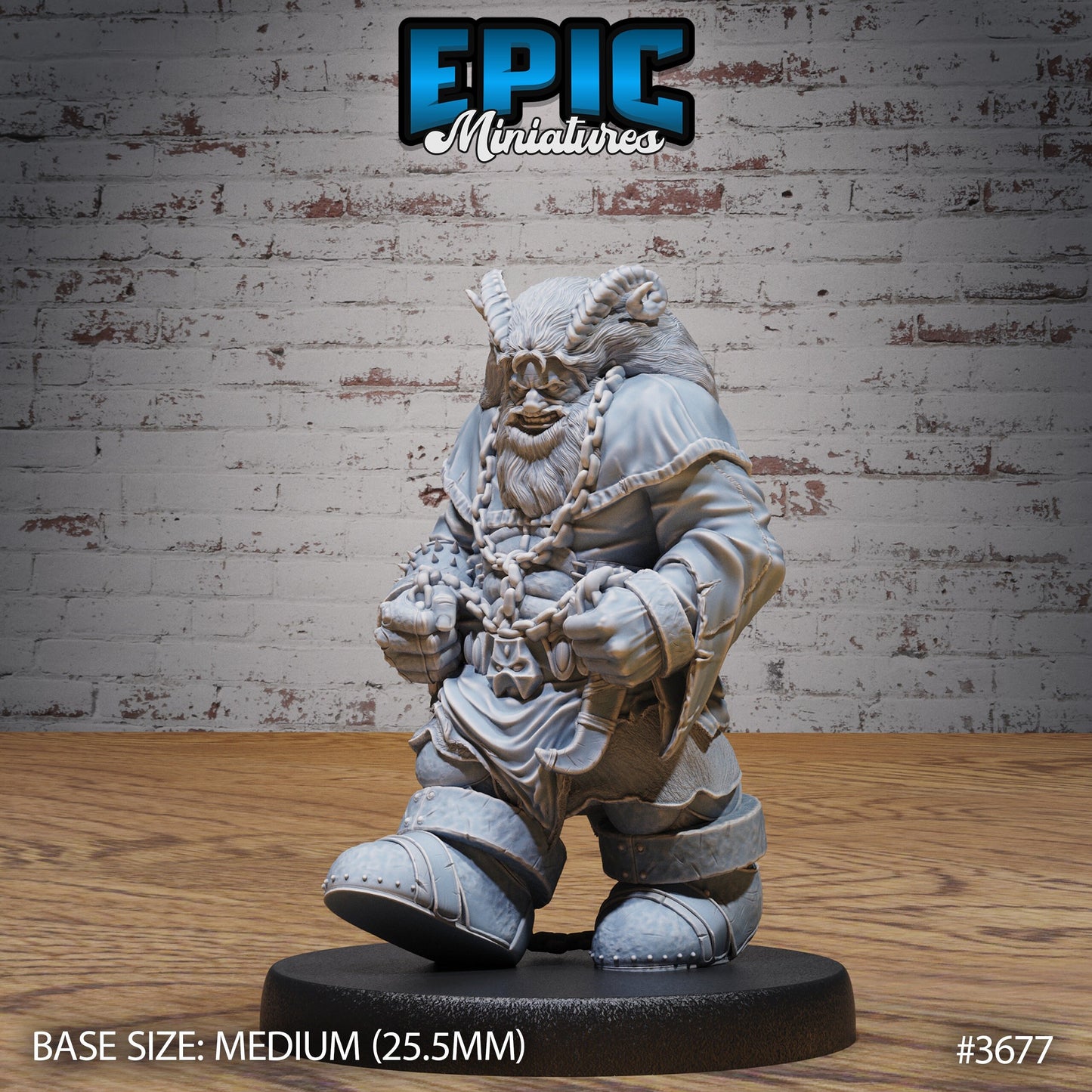 Dwarf Tiefling (3 Variants Available) - Epic Miniatures
