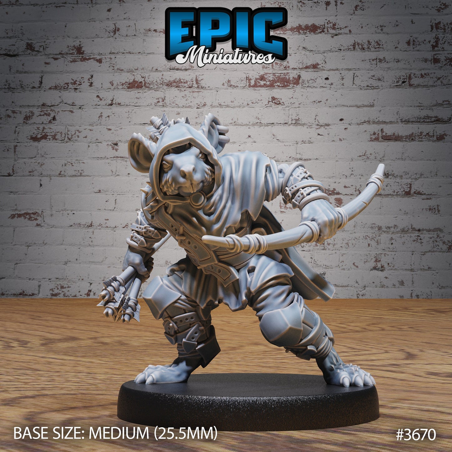 Mice Folk Raiders, Set 2 (4 Variants Available) - Epic Miniatures