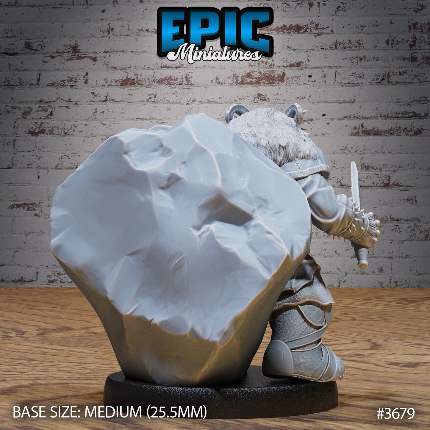 Dwarf Tiefling (3 Variants Available) - Epic Miniatures