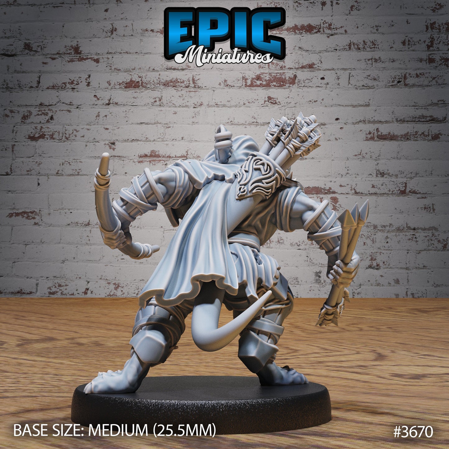 Mice Folk Raiders, Set 2 (4 Variants Available) - Epic Miniatures