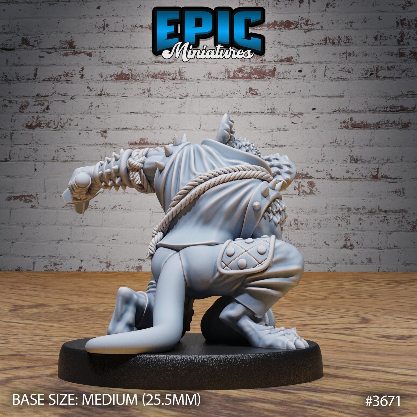 Mice Folk Raiders, Set 2 (4 Variants Available) - Epic Miniatures