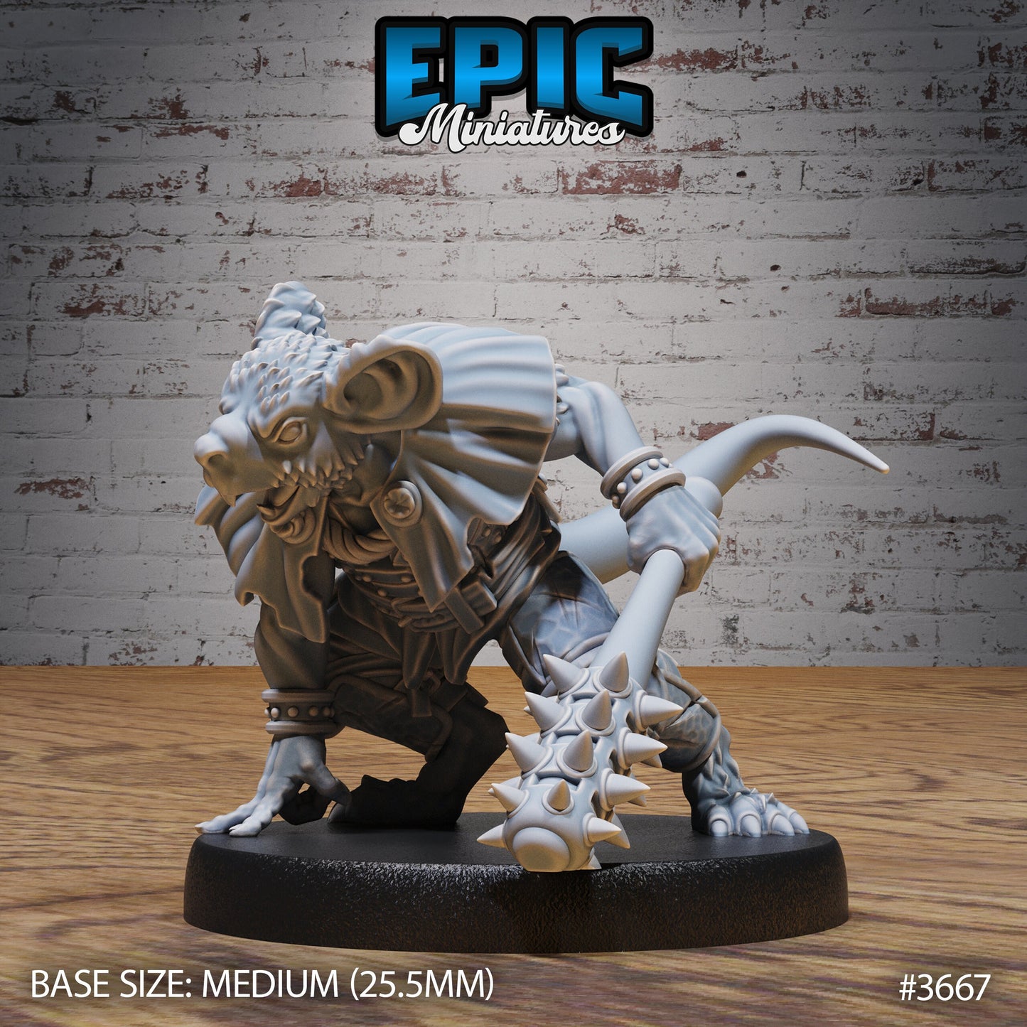 Mice Folk Raiders, Set 1 (4 Variants Available) - Epic Miniatures