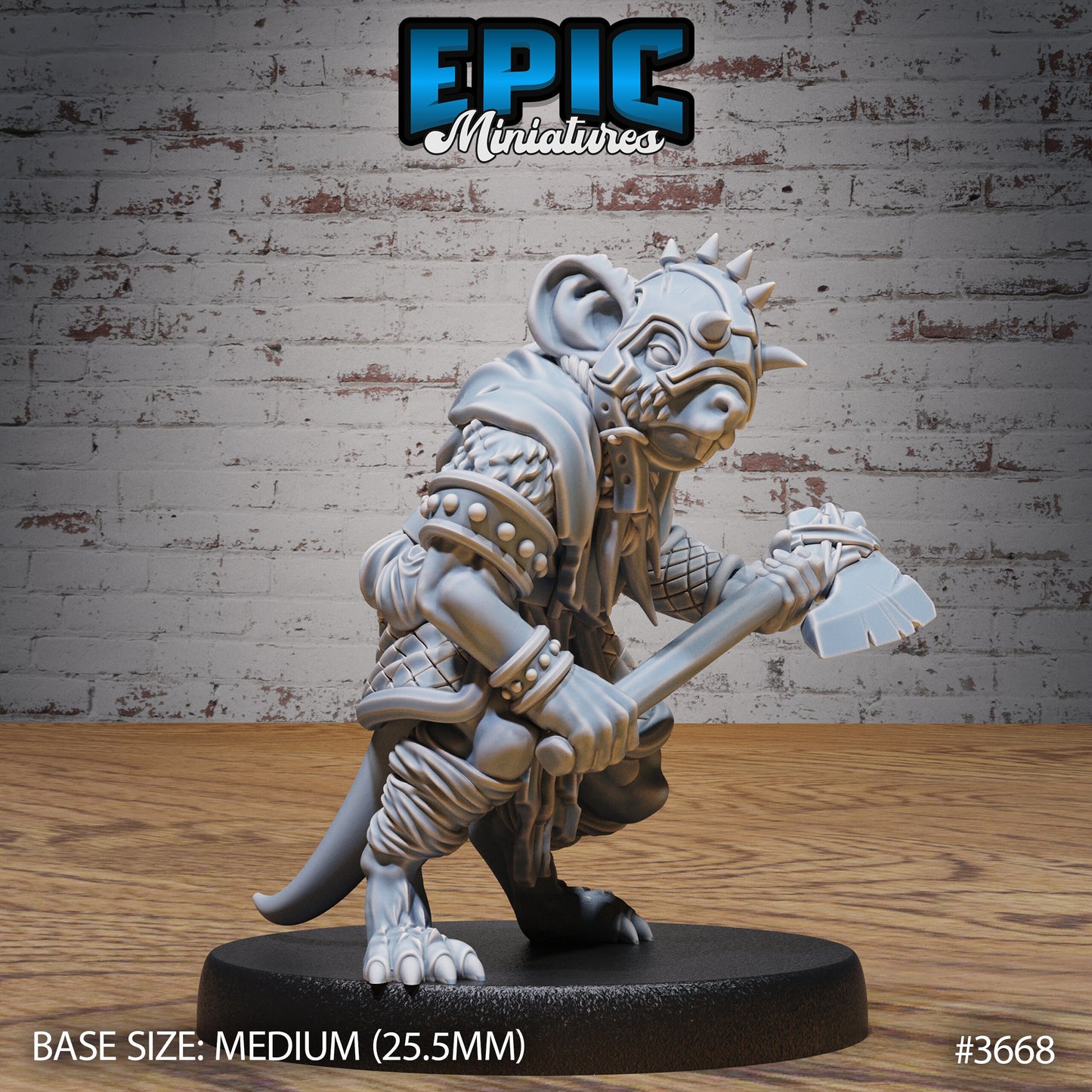 Mice Folk Raiders, Set 1 (4 Variants Available) - Epic Miniatures