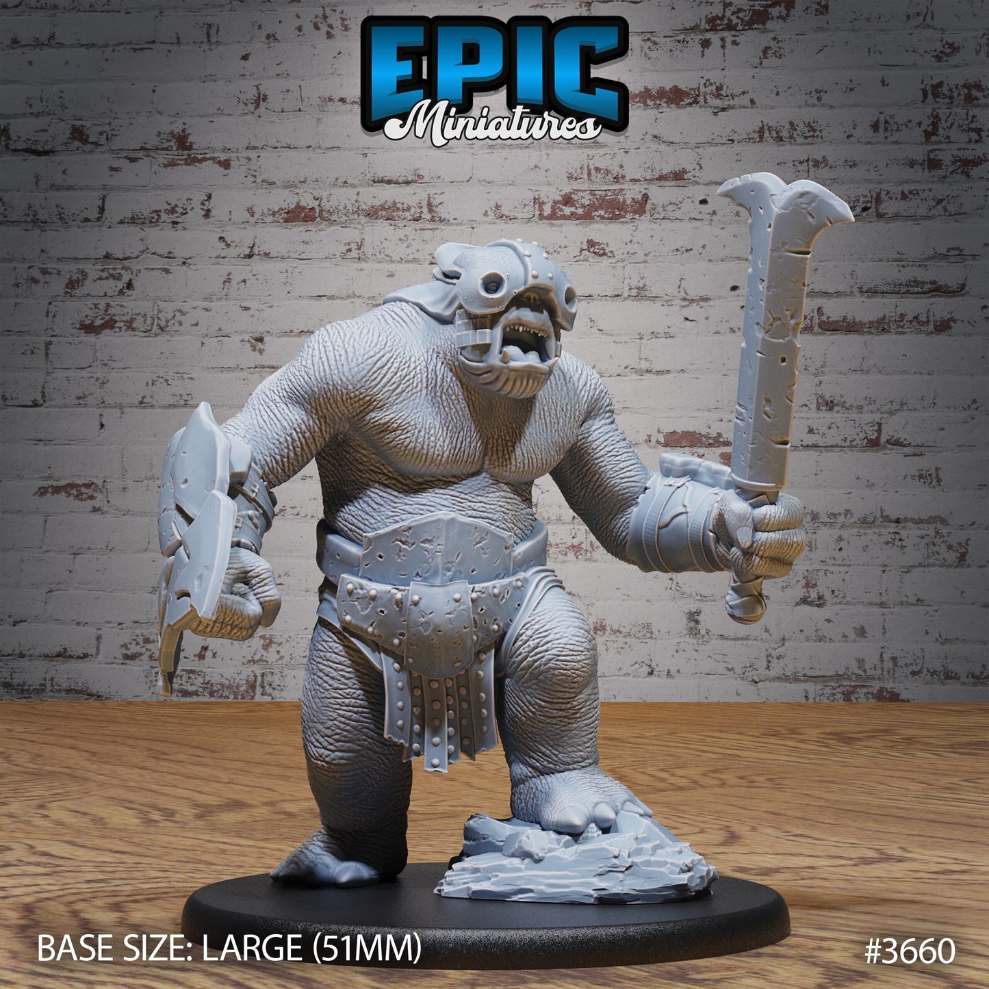 Marauder Troll (3 Variants Available) - Epic Miniatures
