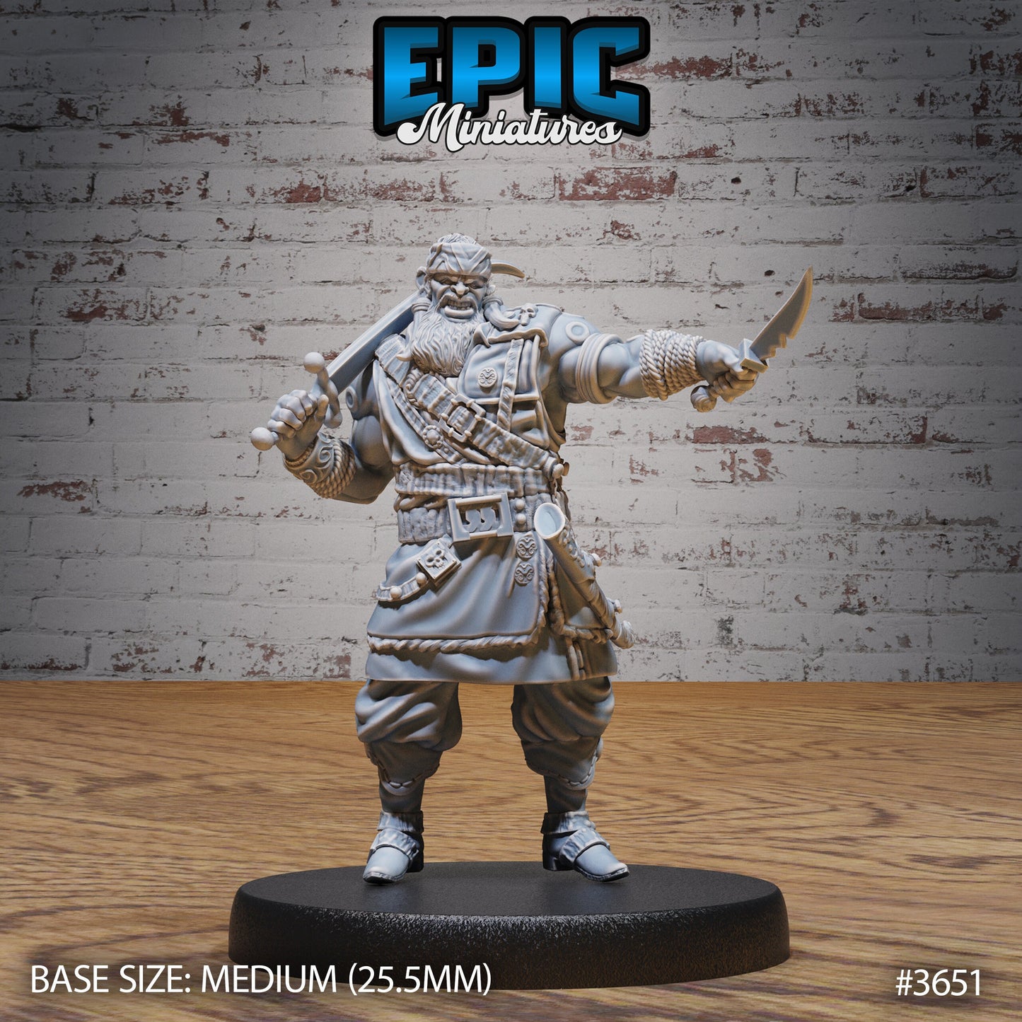 Coast Bandit (3 Variants Available) - Epic Miniatures