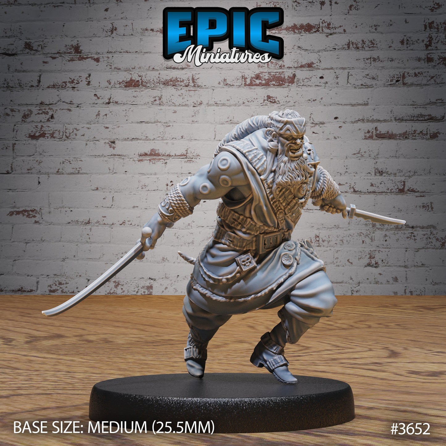 Coast Bandit (3 Variants Available) - Epic Miniatures