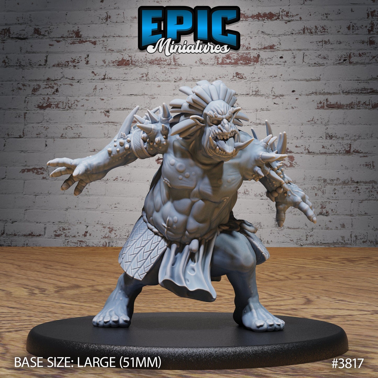 Jungle Troll (3 Variants Available) - Epic Miniatures