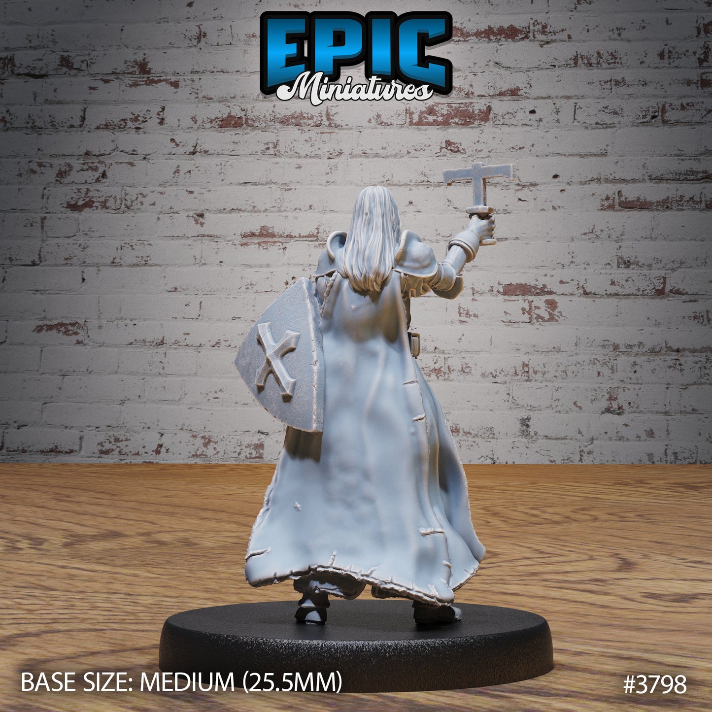 New World Cleric (3 Variants Available) - Epic Miniatures