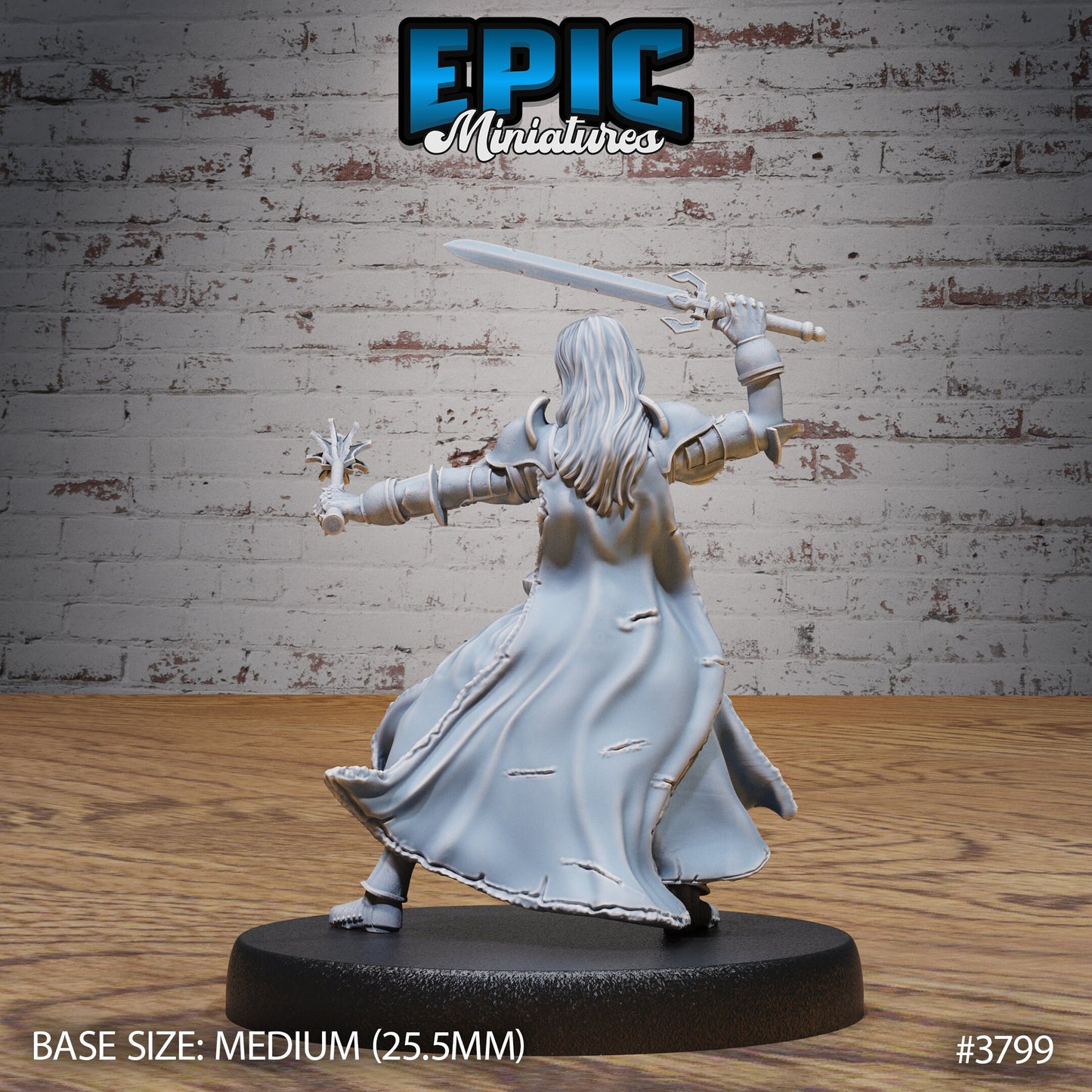 New World Cleric (3 Variants Available) - Epic Miniatures