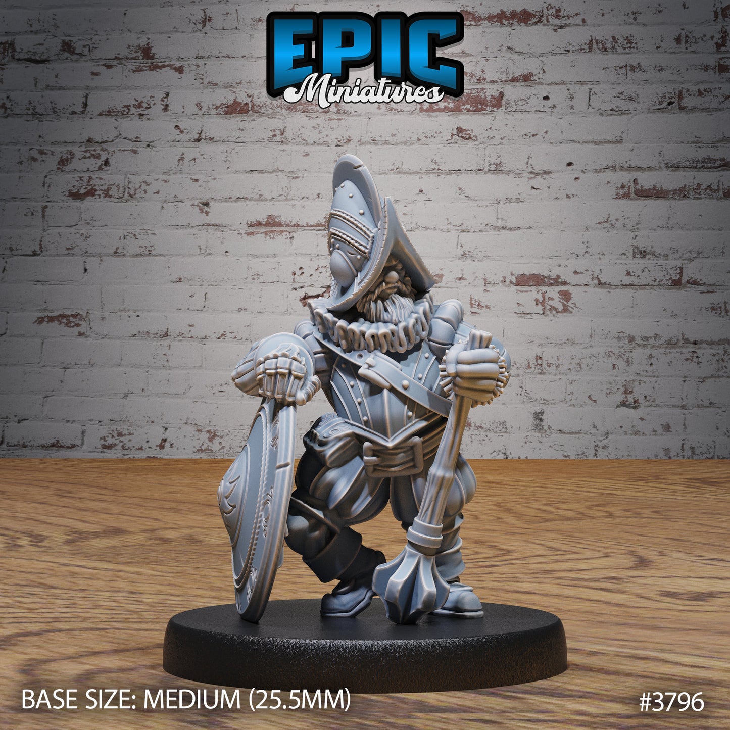 Dwarf Invader (3 Variants Available) - Epic Miniatures
