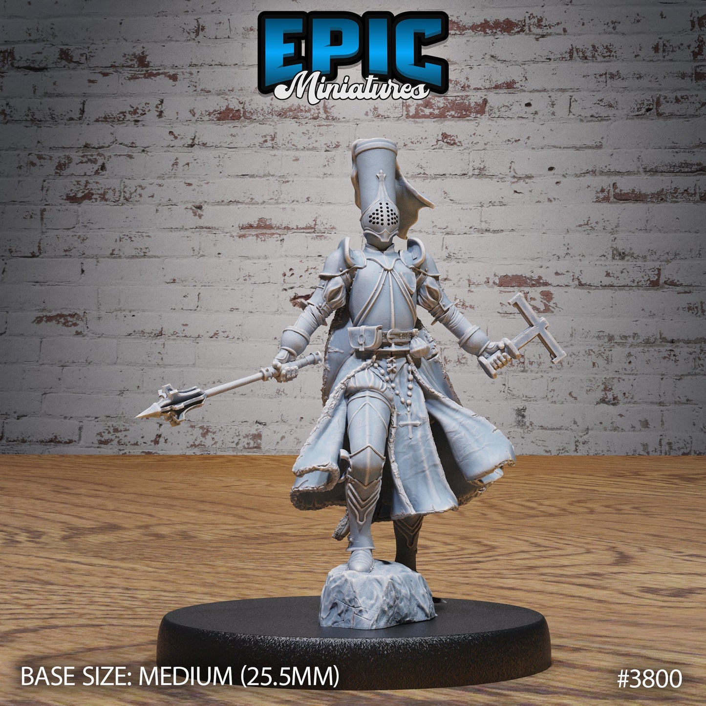 New World Cleric (3 Variants Available) - Epic Miniatures