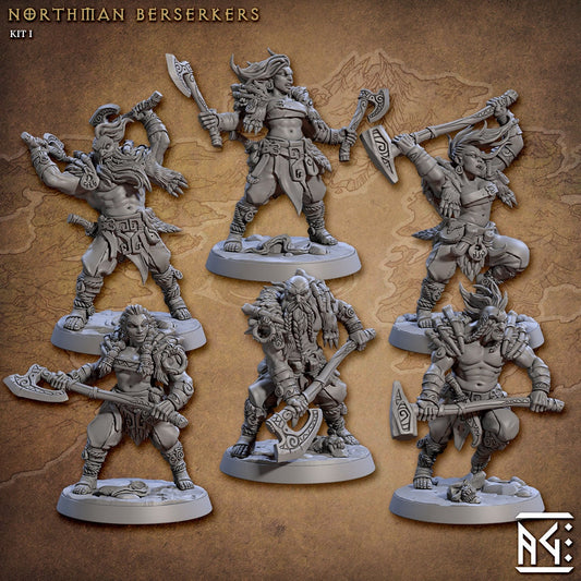 Northmen Berserkers (6 Variants Available) - Artisan Guild