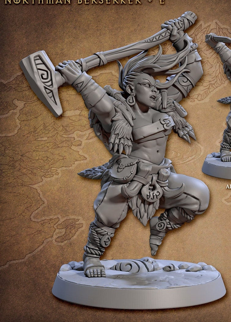 Northmen Berserkers (6 Variants Available) - Artisan Guild