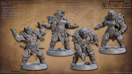 Berserker Skinchangers - Claws (4 Variants Available) - Artisan Guild