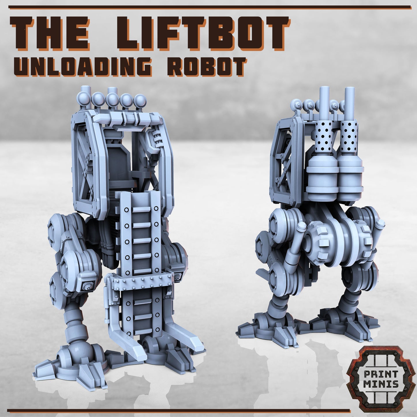 The Liftbot - Unloading Robot - Print Minis