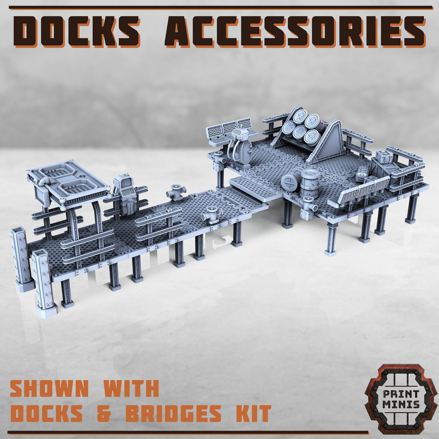 Docks Accessories, Scenery Kit - Print Minis