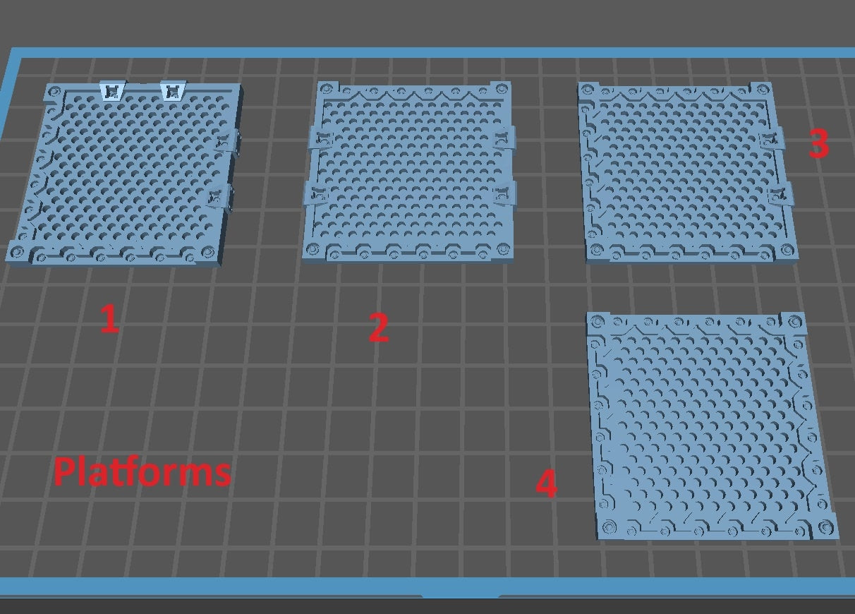 Docks & Bridges, Terrain Kit - Print Minis