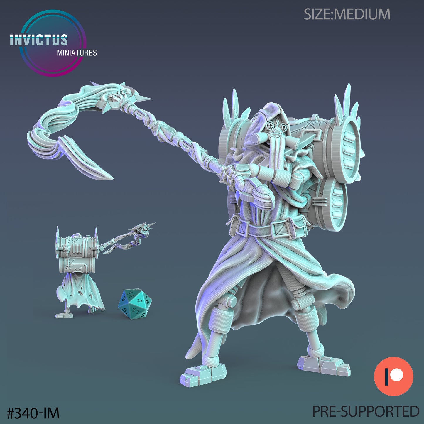 Mechanoid Acolyte (3 Variants Available) - Invictus Miniatures