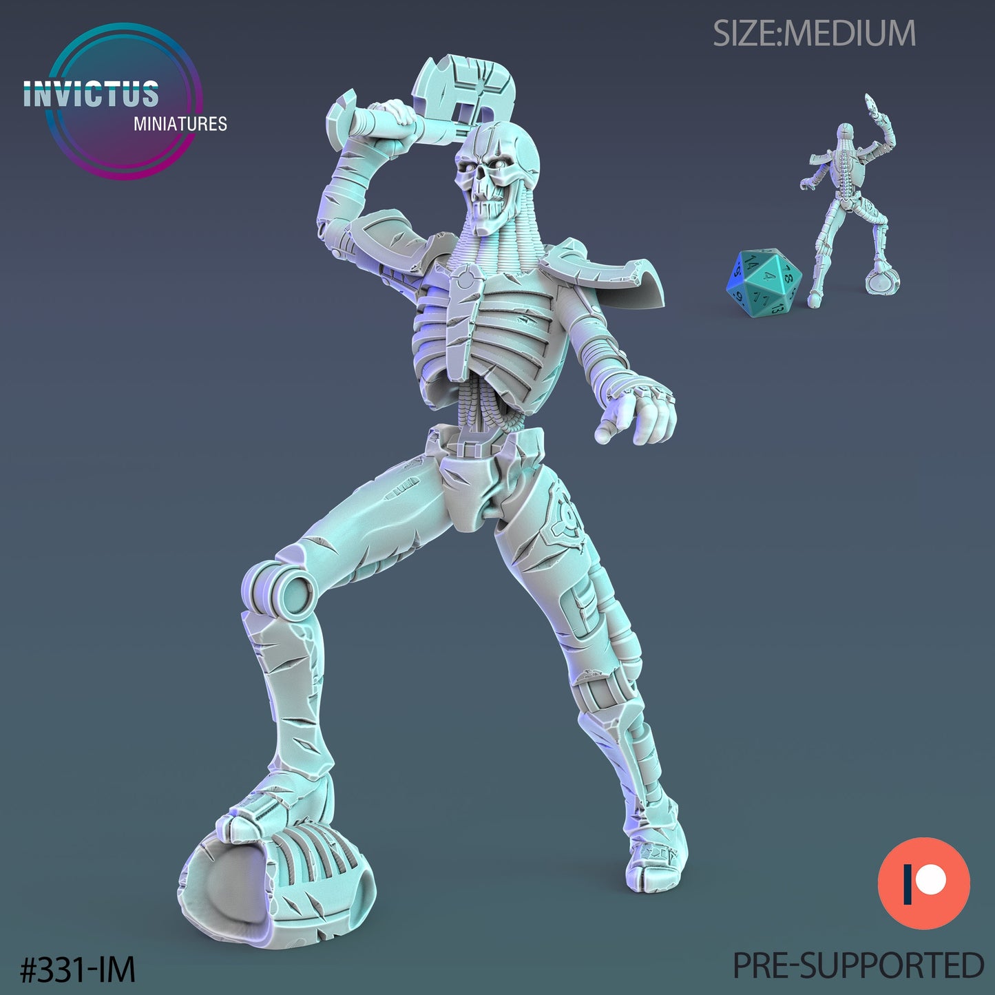 Cosmic Undead Soldier (3 Variants Available) - Invictus Miniatures