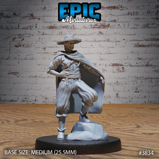 Musketeer Adventurer (3 Variants Available) - Epic Miniatures
