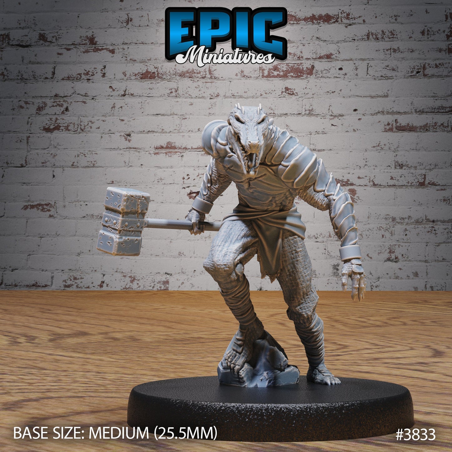 Crocodile Folk Warrior (3 Variants Available) - Epic Miniatures