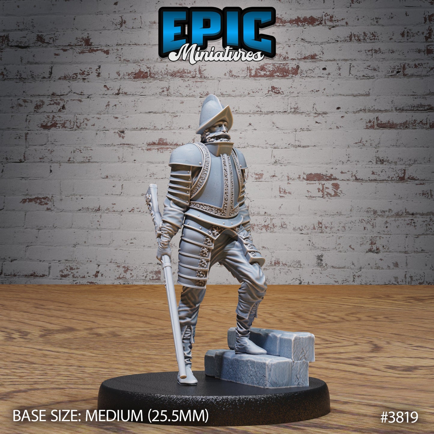 Conquistador (3 Variants Available) - Epic Miniatures