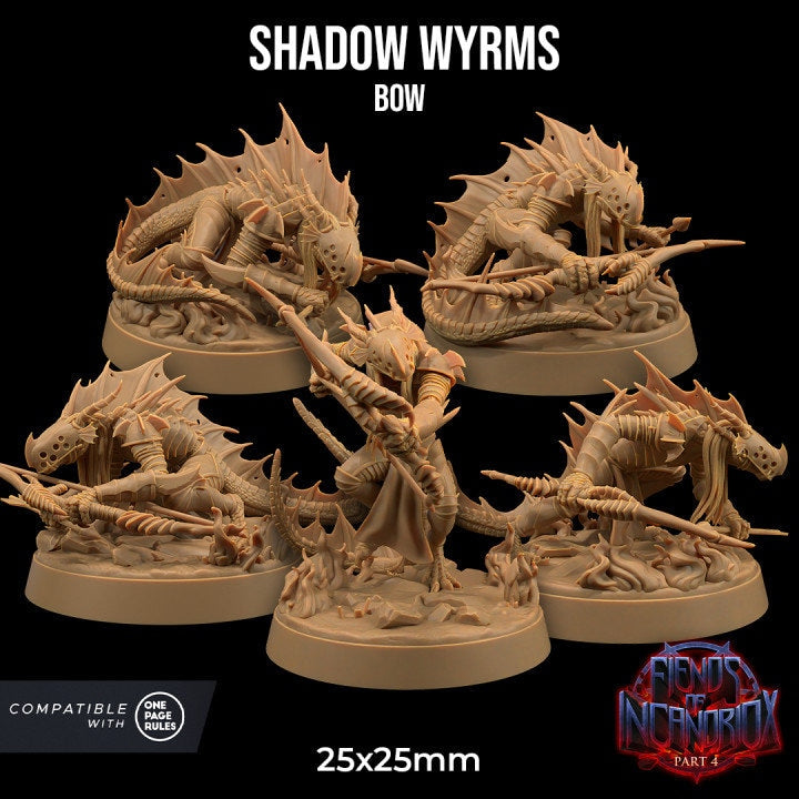 ShadowWyrms, Bow Squad (3 Variants Available) - Dragon Trapper's Lodge