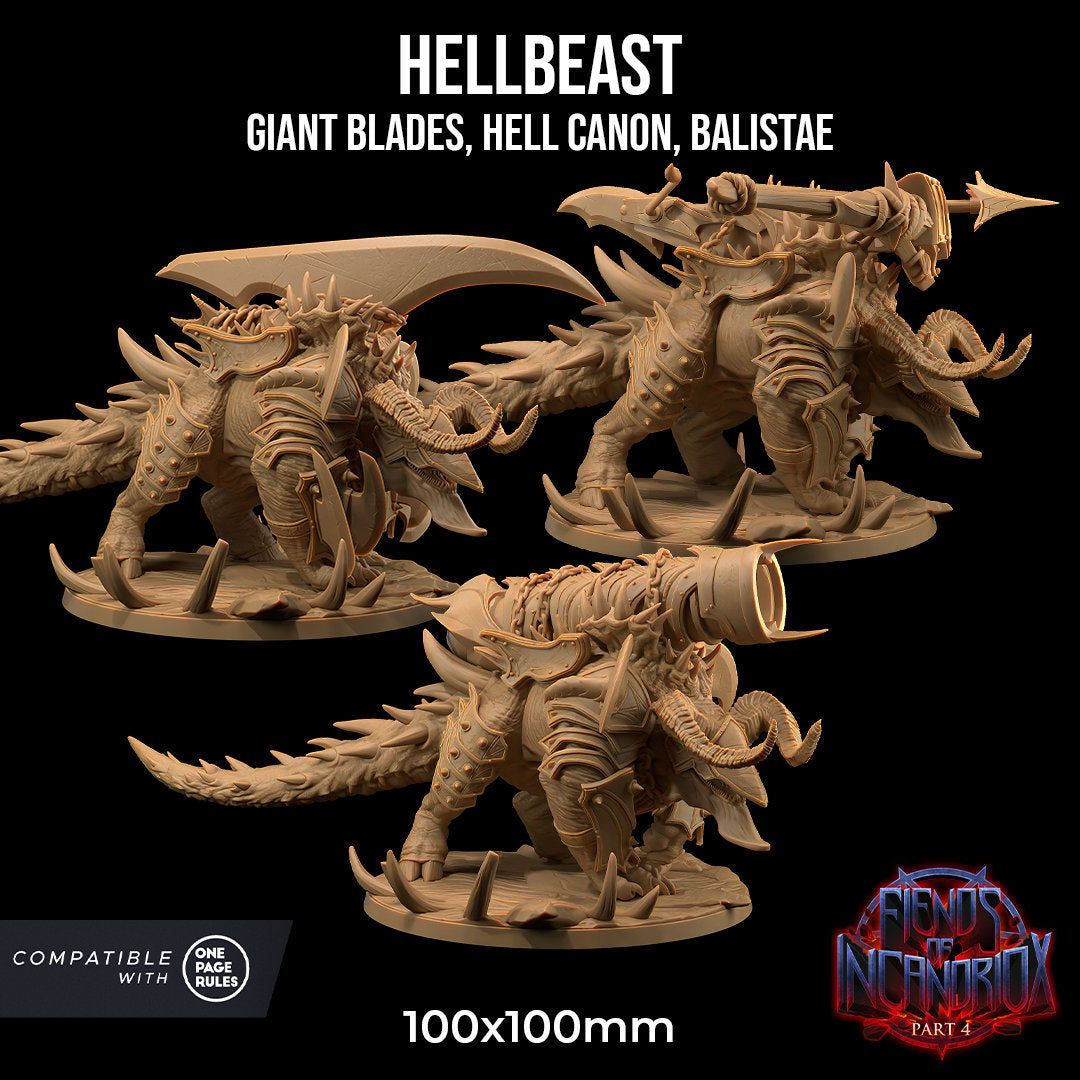 Hellbeast (3 Variants Available) - Dragon Trapper's Lodge