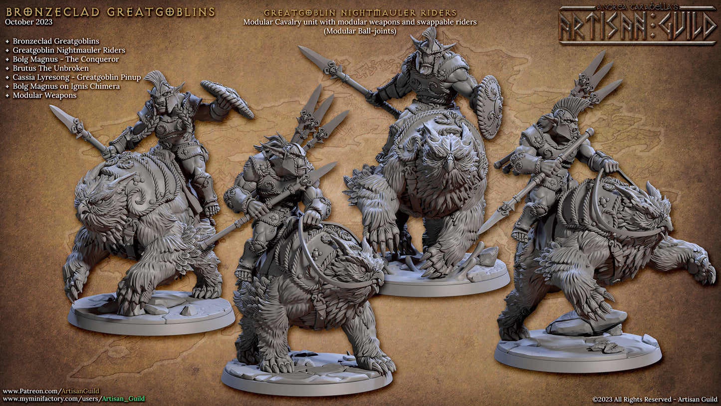 Greatgoblin Nightmauler Riders - Helmets (4 Variants Available) - Artisan Guild