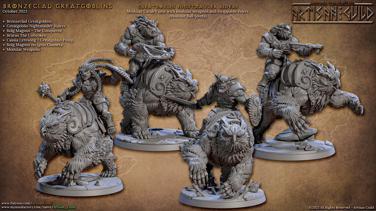Greatgoblin Nightmauler Riders (4 Variants Available) - Artisan Guild