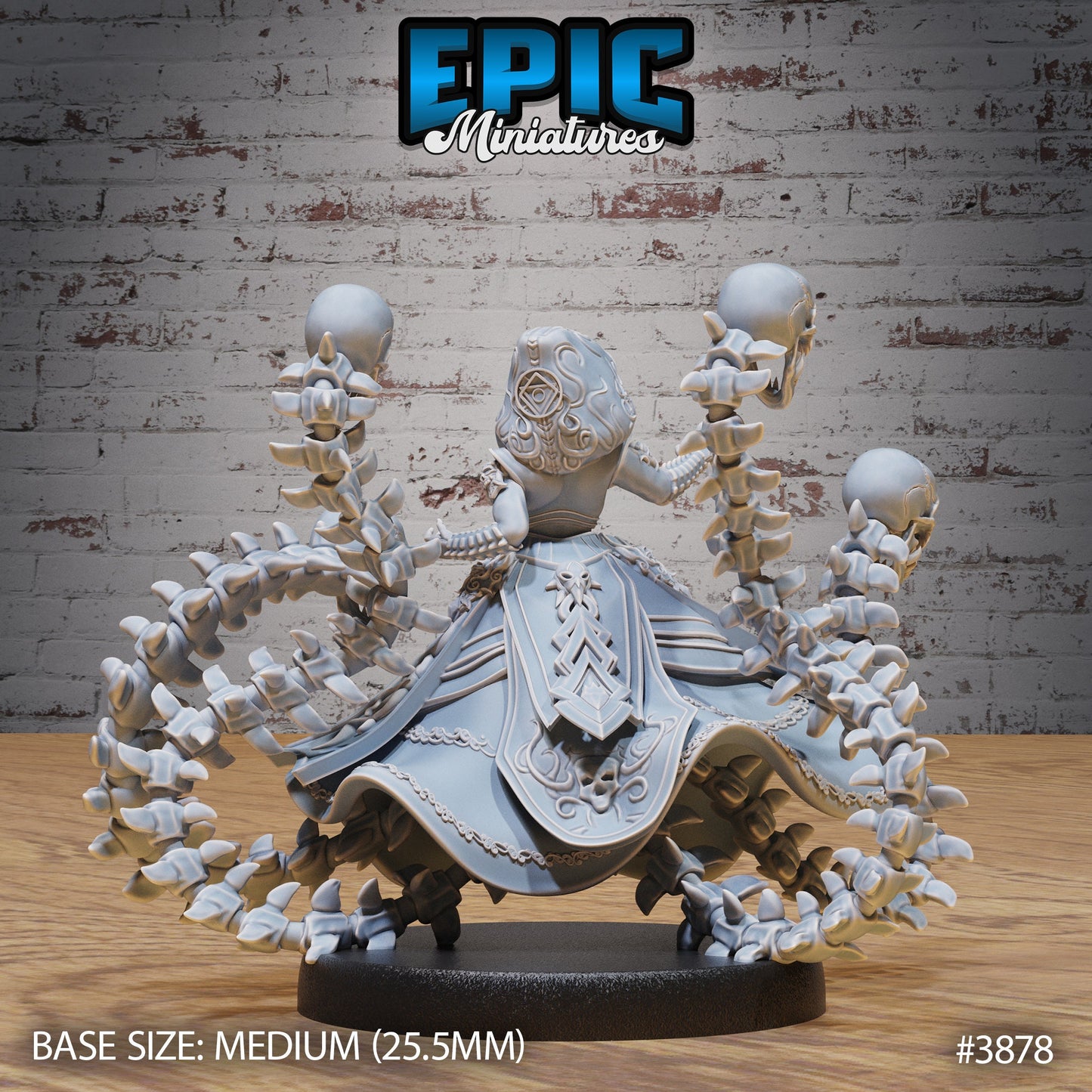 Gnome Lich Queen (3 Variants Available) - Epic Miniatures