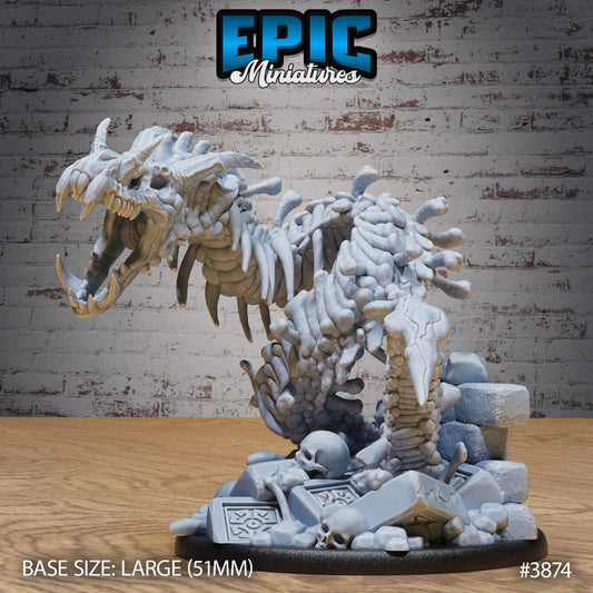 Bone Naga (3 Variants Available) - Epic Miniatures