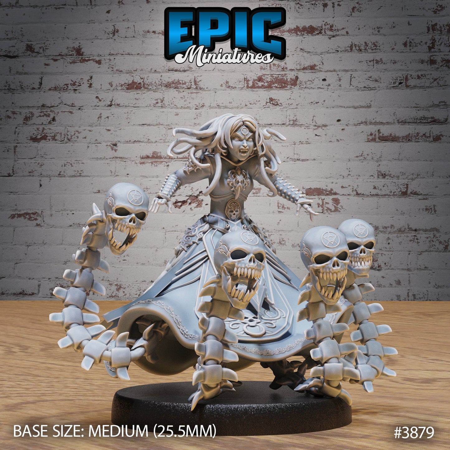 Gnome Lich Queen (3 Variants Available) - Epic Miniatures