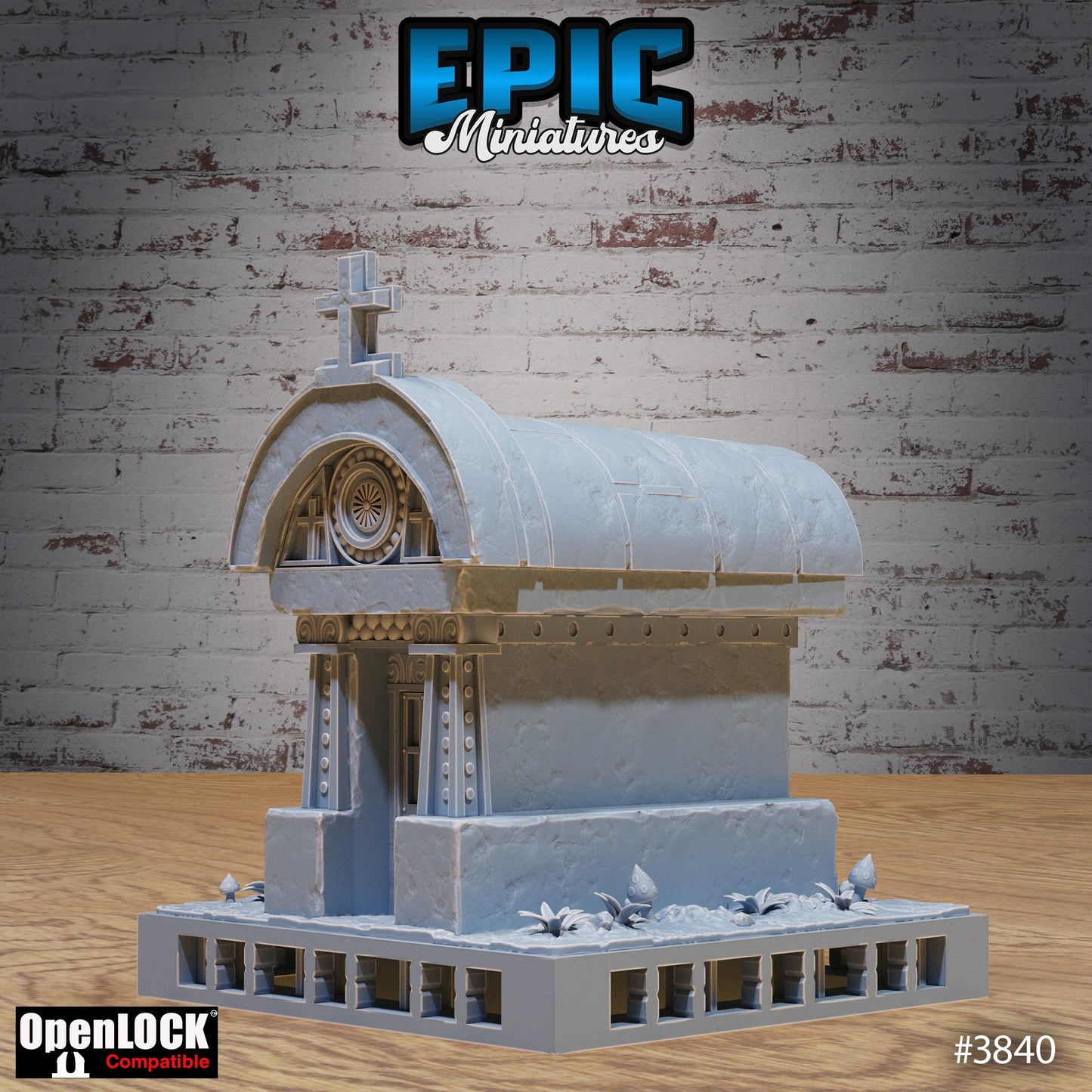 Modular Graveyard Tiles, Docerations Set (OpenLock) - Epic Miniatures