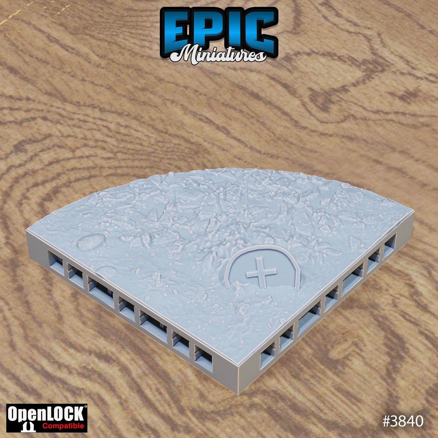 Modular Graveyard Tiles, Floor Set (OpenLock) - Epic Miniatures