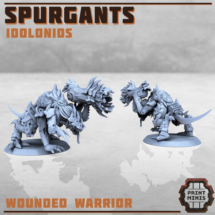 Idolonid Spurgants - Heavy Warriors (5 Variants Available) - Print Minis