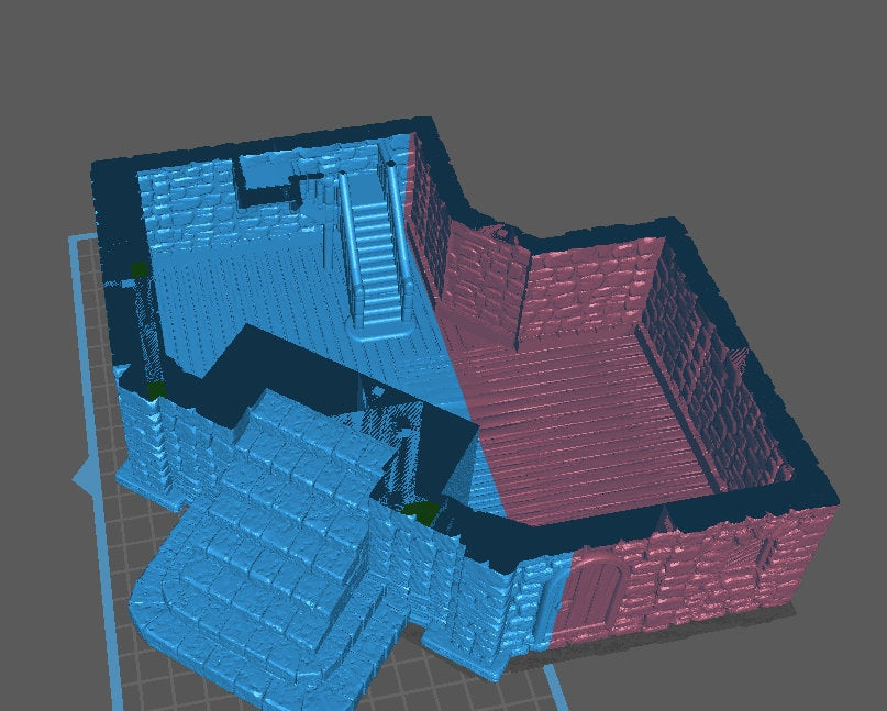 City House Corner, Playable Terrain Piece - Epic Miniatures