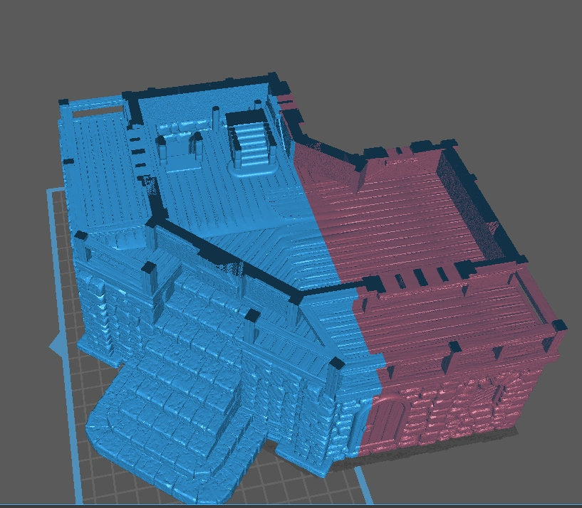 City House Corner, Playable Terrain Piece - Epic Miniatures