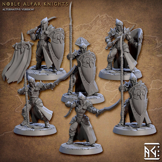 Noble Alfar Knights - Helmets (6 Variants Available) - Artisan Guild