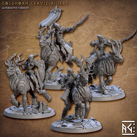 Goldthorn Cervid Riders - Helmets (4 Variants Available) - Artisan Guild