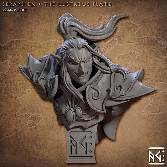 Seraphion, the Lustrous Flame Bust - Artisan Guild